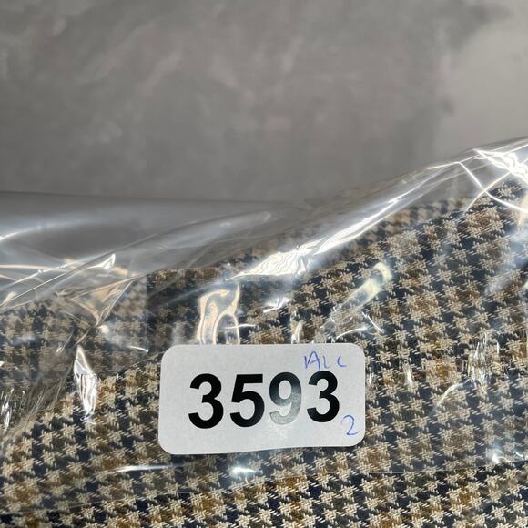 A.L.C. Pants Womens 2 Tan Edwin Plaid Split Hem Trouser Academia Preppy Classic - Picture 9 of 9